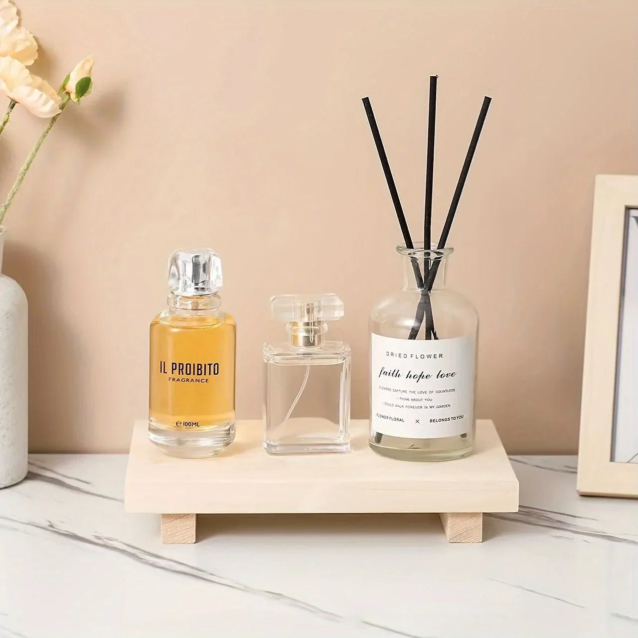 Plateau en Bois - WoodNestTray™ - Beige clair - Ma Maison Rêvée