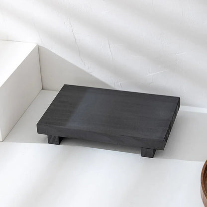Plateau en Bois - WoodNestTray™ - Noir - Ma Maison Rêvée