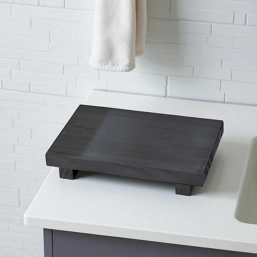 Plateau en Bois - WoodNestTray™ - Noir - Ma Maison Rêvée