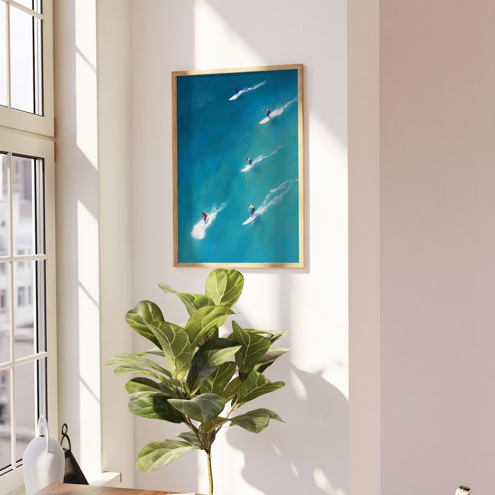 Tableau - OceanVibe™ - Cinq - Ma Maison Rêvée