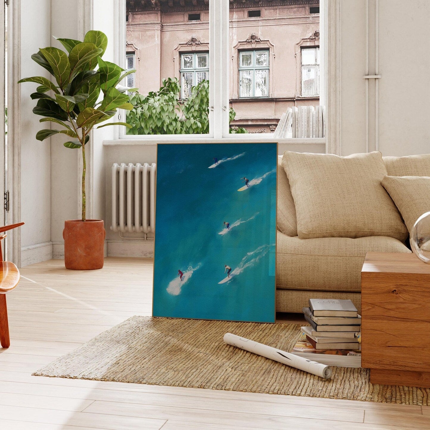 Tableau - OceanVibe™ - Cinq - Ma Maison Rêvée