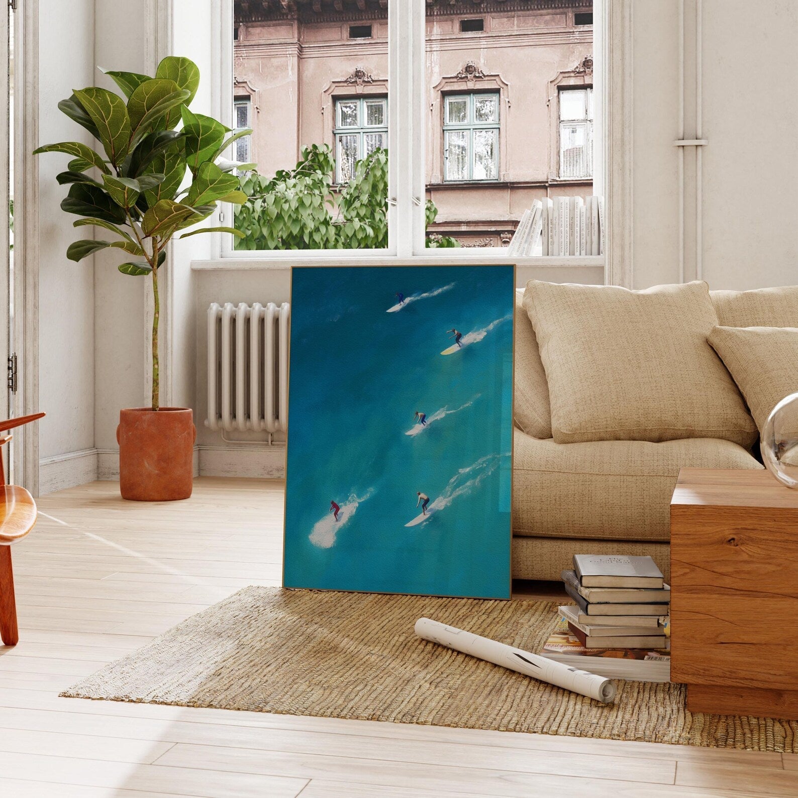 Tableau - OceanVibe™ - Cinq - Ma Maison Rêvée