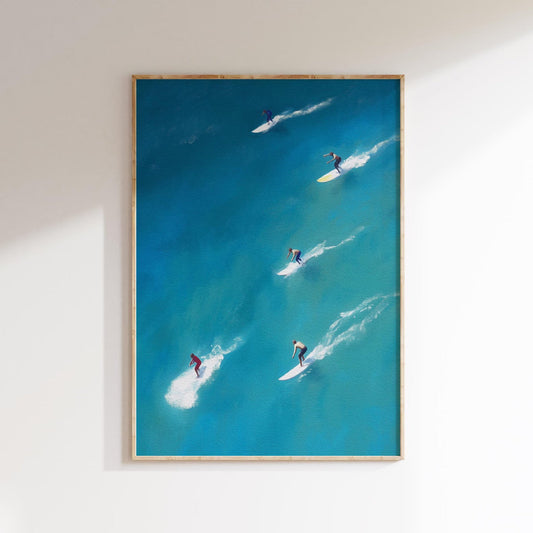 Tableau - OceanVibe™ - Cinq - Ma Maison Rêvée