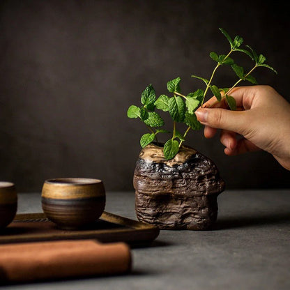 Vase en Céramique - NeoAntiqueVase™ - Rocher - Ma Maison Rêvée