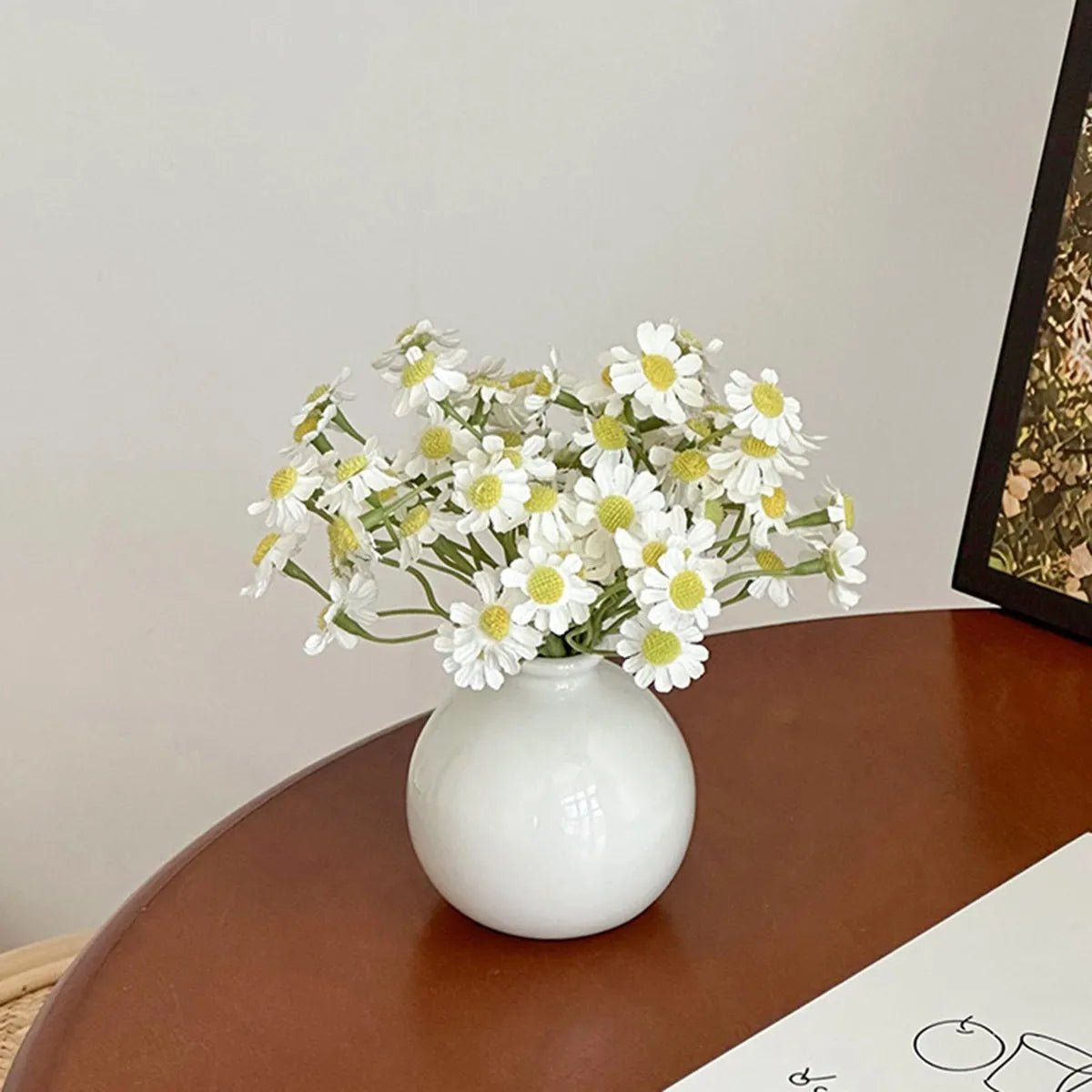 Vase en Céramique - ZenHydroVase™ - Blanc - Ma Maison Rêvée