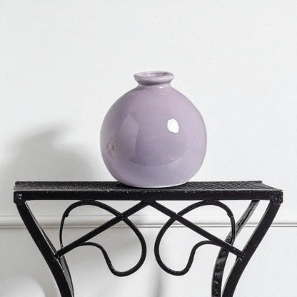 Vase en Céramique - ZenHydroVase™ - Violet - Ma Maison Rêvée