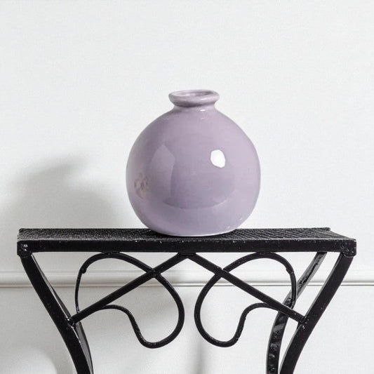 Vase en Céramique - ZenHydroVase™ - Violet - Ma Maison Rêvée